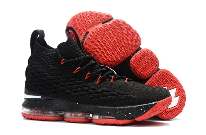 Nike LeBron 15 Black Red - Click Image to Close